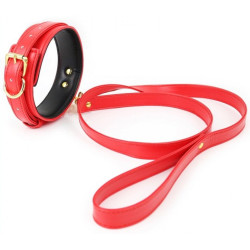 Generique Collier et Laisse Lighty Rouge